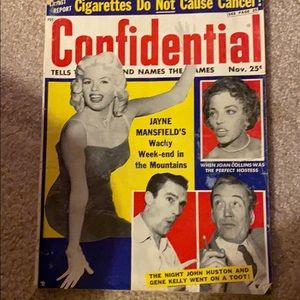 Vintage 1957 Confidential Magazine